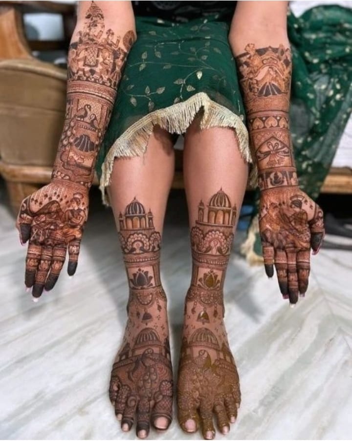 Leg Mehndi